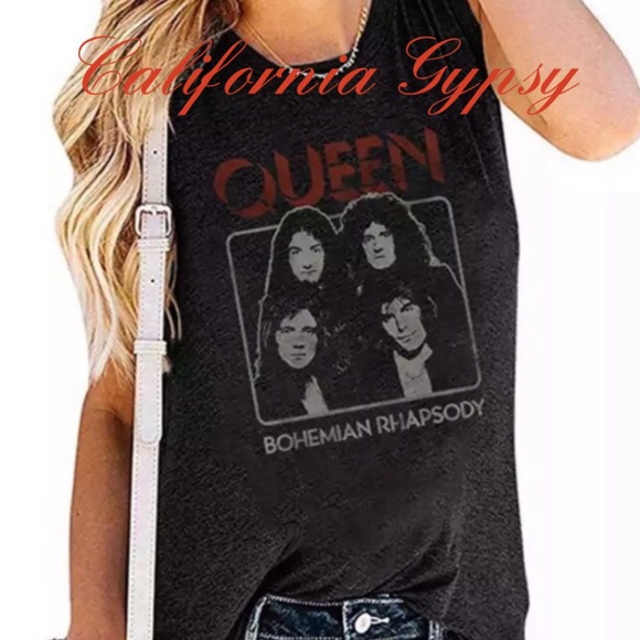 Queen Vintage Music Band Tank Top - Picture 3 of 3